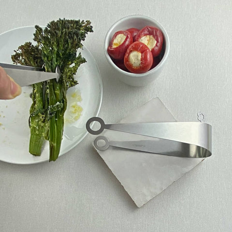 Dome and Circles serving tong set