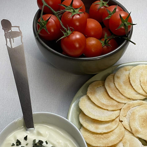 The Cabriole tiny serving ladle