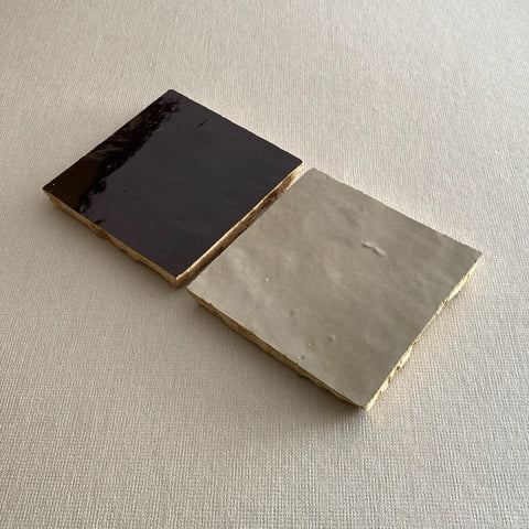 Ceramic bases (set of two mixed colours)