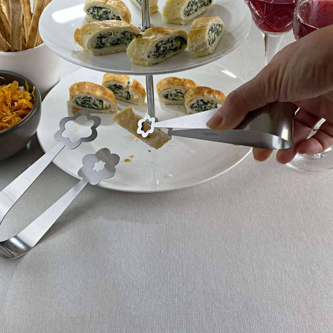 Kaleidoscope serving tongs