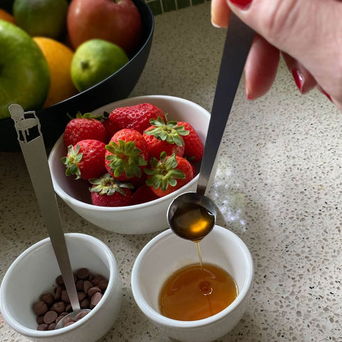 The Cabriole tiny serving ladle