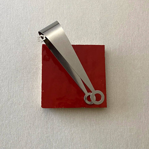 Dome and Circles serving tong set