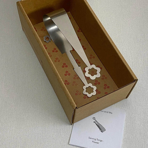 Flowers serving tongs