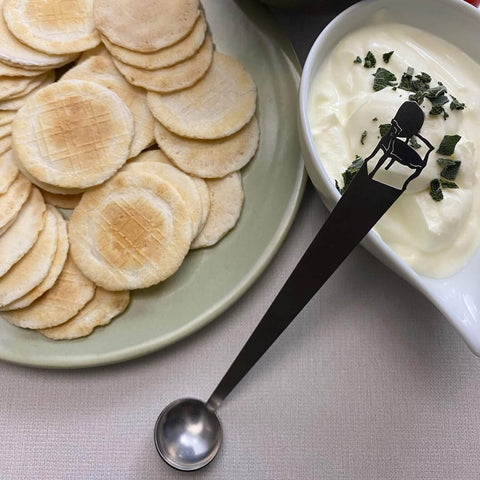 The Cabriole tiny serving ladle