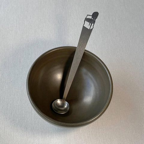 The Cabriole tiny serving ladle