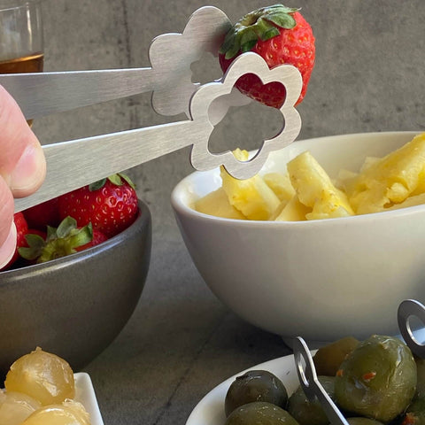 Kaleidoscope serving tongs