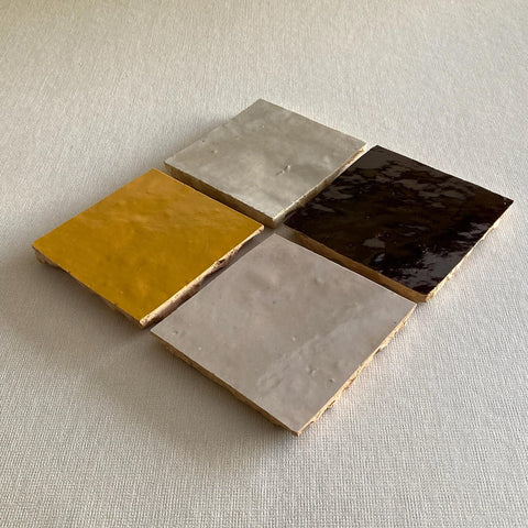 Ceramic bases (set of four)