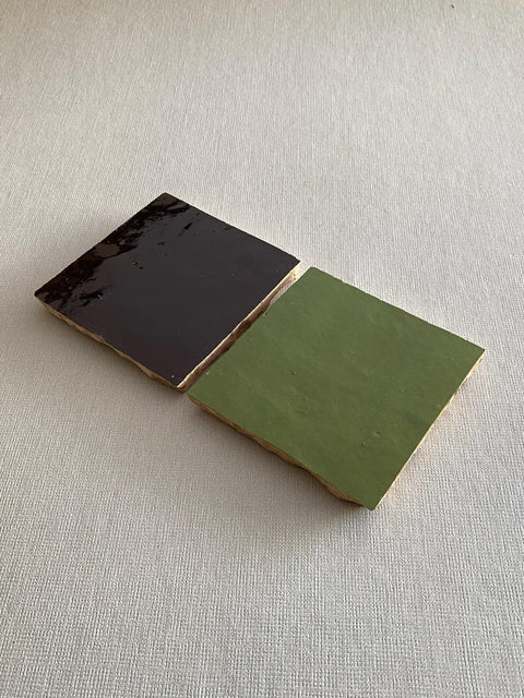 Ceramic bases (set of two mixed colours)