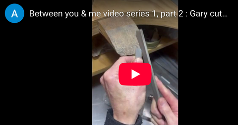 Video 1, part 2: Gary cuts a curve