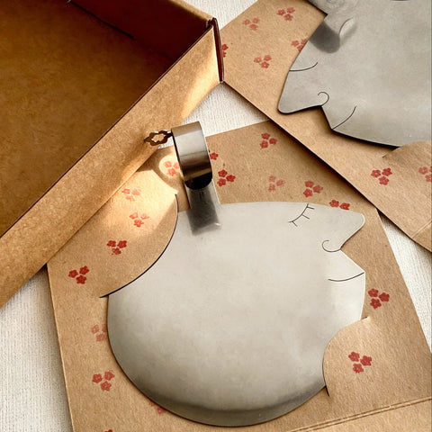 'Those Two' stainless steel salad servers