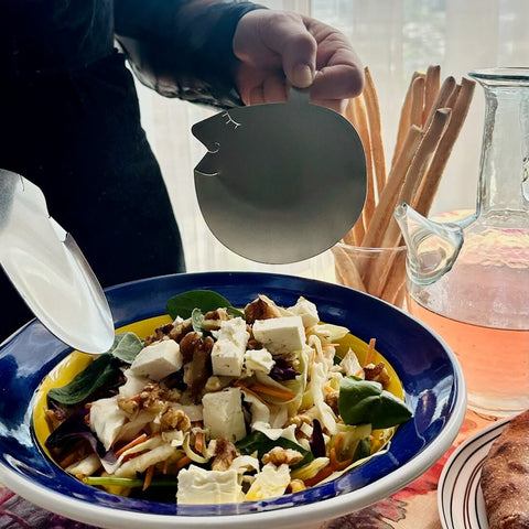 'Those Two' stainless steel salad servers