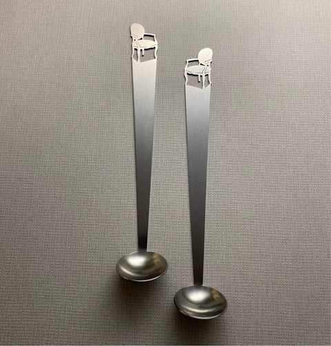 The Cabriole tiny serving ladle