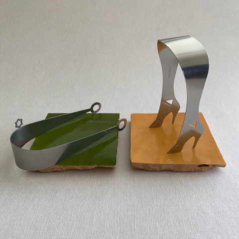 Ceramic bases (set of two mixed colours)